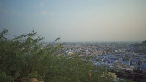 Bundi panoramic view Stock Footage 112024266