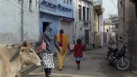 Bundi street Stock Footage 112037611