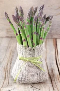 Bundle of asparagus Stock Photos