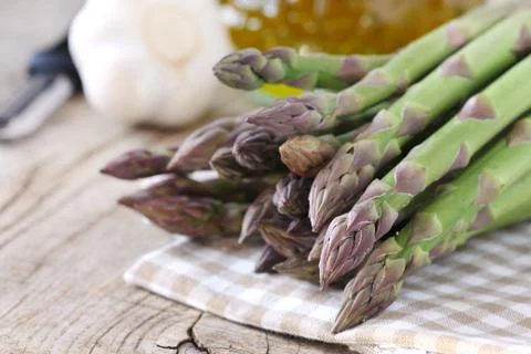 Bundle of asparagus Stock Photos