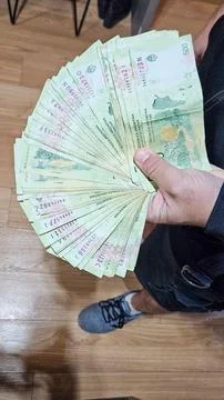 Bundle of banknotes Stock Photos