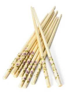 Bundle of chinese chopsticks Stock Photos