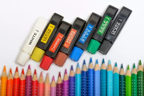 Bundle of Colored Pencils 写真素材