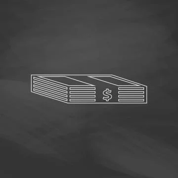 Bundle of Dollars computer symbol Stock Illustration