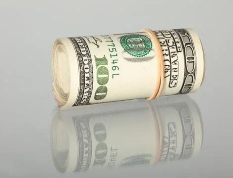 Bundle of dollars Stock Photos