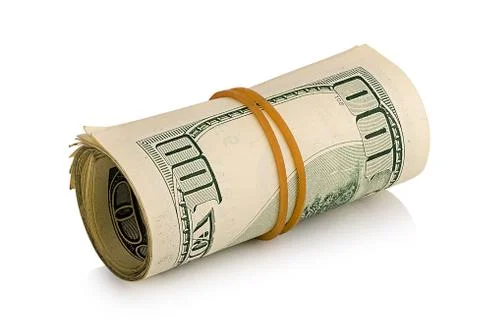 Bundle of dollars Stock Photos
