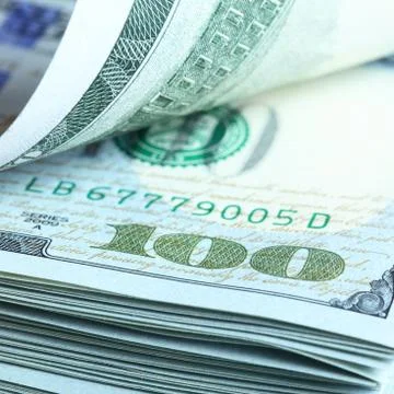 Bundle of dollars Stock Photos