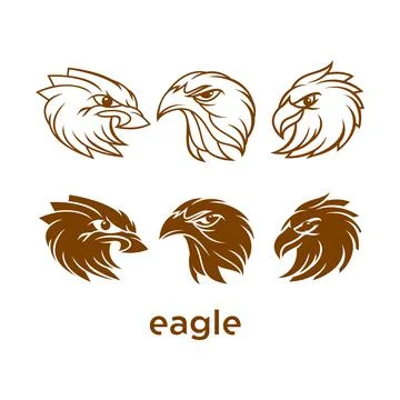 Bundle eagle Stock Illustration