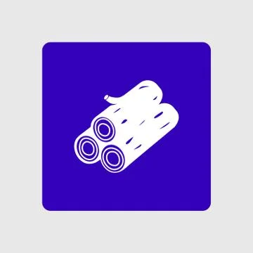 Bundle of firewood sign. Stock Illustration