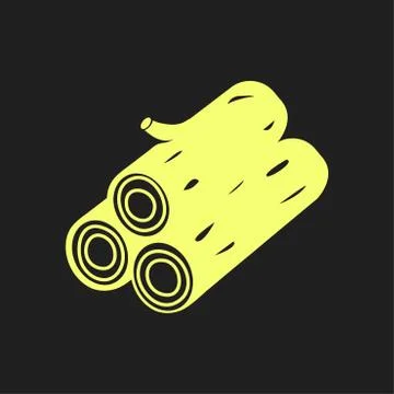 Bundle of firewood sign. Stock Illustration