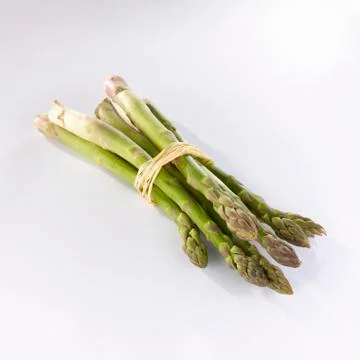 A bundle of fresh green asparagus Stock Photos