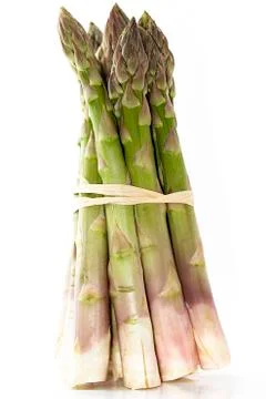 Bundle green asparagus Stock Photos