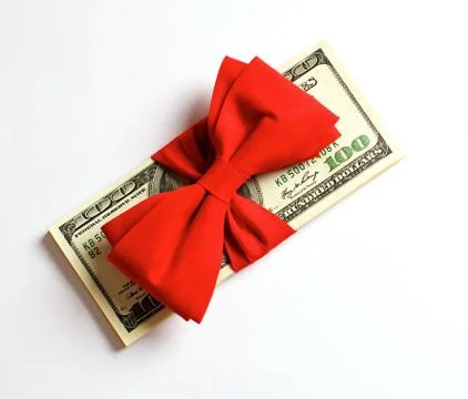 Bundle of hundred bucks Stock Photos