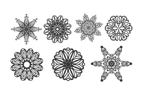Bundle mandala Stock Illustration