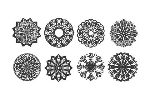 Bundle mandala Illustrazione stock