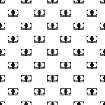 Bundle of money pattern, simple style Stock Illustration
