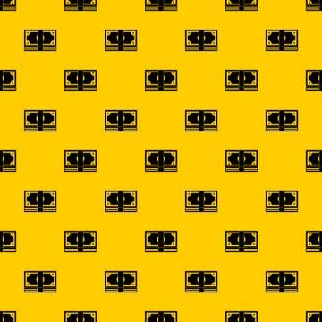 Bundle of money pattern vector Stock Illustration