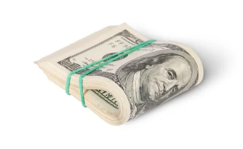 Bundle of money Stock Photos