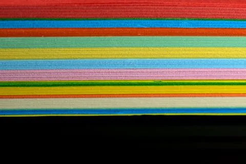 Bundle of multicolored stationery Stock Photos