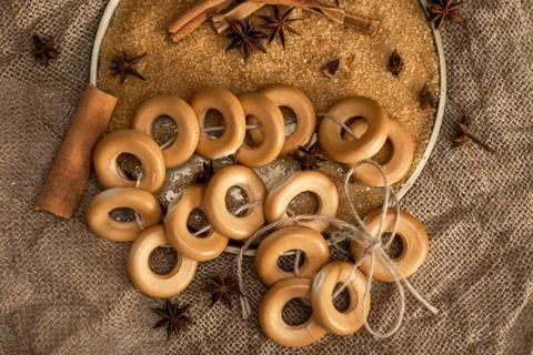 Bundle of mutton lies on cane sugar Stock Photos