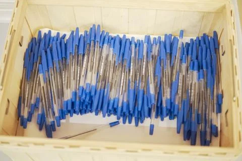 Bundle of pens Stock Photos