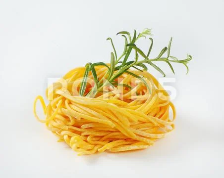 Bundle of spaghetti pasta Stock Photos