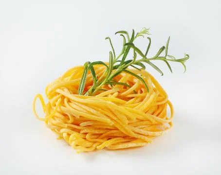 Bundle of spaghetti pasta Stock Photos