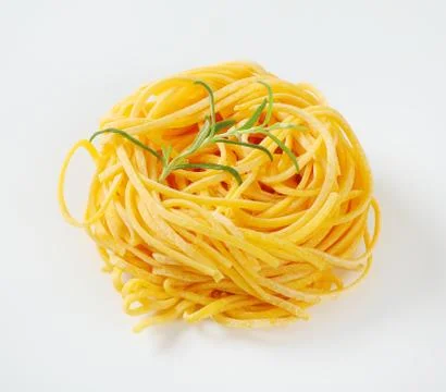 Bundle of spaghetti pasta Stock Photos