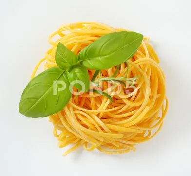 Bundle of spaghetti pasta Stock Photos