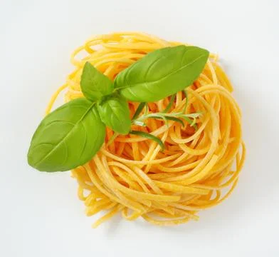 Bundle of spaghetti pasta Stock Photos