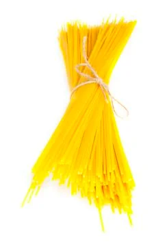 Bundle of spaghetti Stock Photos