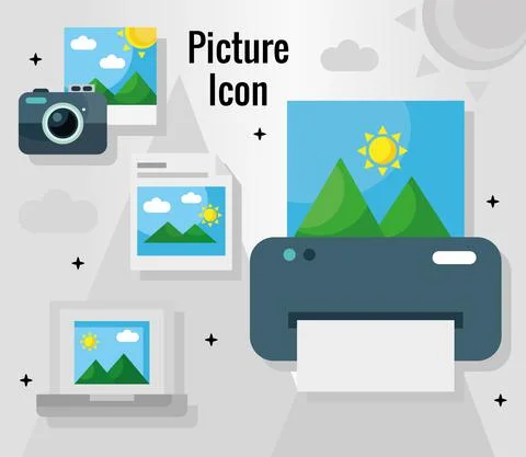 Bundle of twelve pictures with differents scenes flat style icons Illustrazione stock