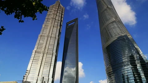 The Bund,Skyskraper,shanghai 库存影片 104685171