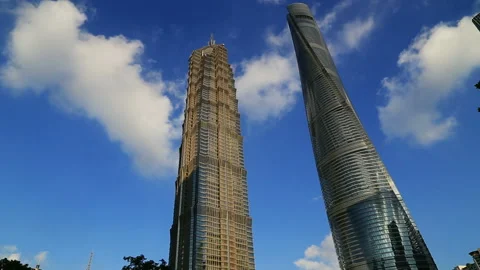 The Bund,Skyskraper,shanghai 库存影片 104685600