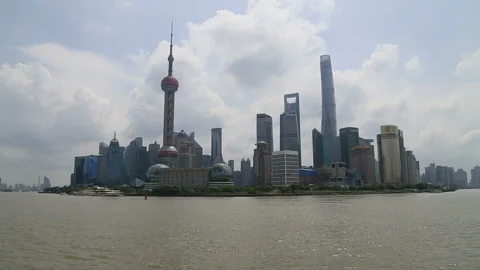 The Bund,Skyskraper,shanghai Stock Footage 104685724