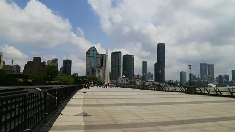 The Bund,Skyskraper,shanghai Video stock 104685813