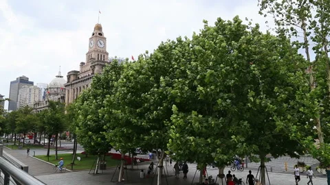 The Bund,Skyskraper,shanghai Stock Footage 104685964
