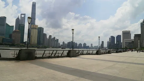 The Bund,Skyskraper,shanghai 库存影片 104686076