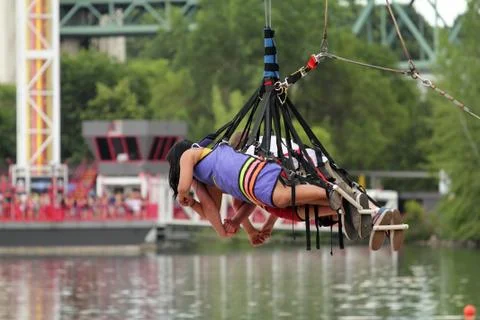 Bungee equipment Stock-Fotos