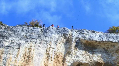 Bungee Jumper 스톡 동영상 852957