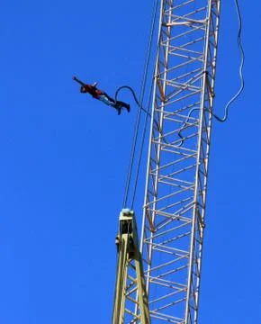 Bungee jumper Stock Photos
