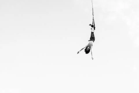 Bungee jumper Stock Photos