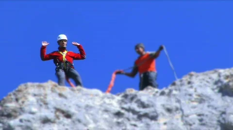 Bungee Jumping Stockbeeldmateriaal 852979