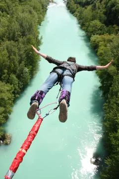 Bungee jumping Stock Photos