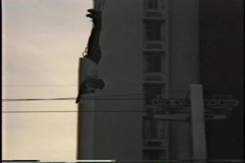 Bungee Tower Jump Stock Footage 150638