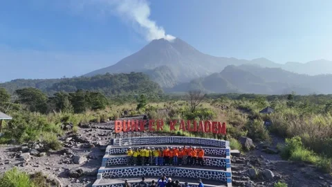 Bungker Kaliadem Merapi Stock Footage 280897391