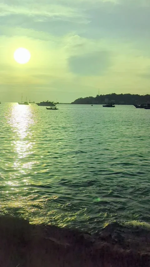 Bungus beachfront 스톡 동영상 299488127