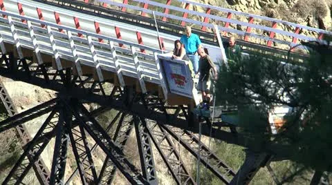 Bungy Jump Video stock 11131237