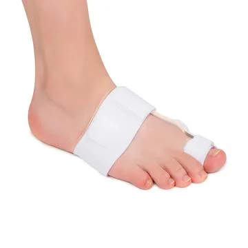 Bunion corrector on white background Stock Photos