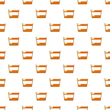 Bunk bed furniture pattern creating repeatable dormitory background Stock Illustration